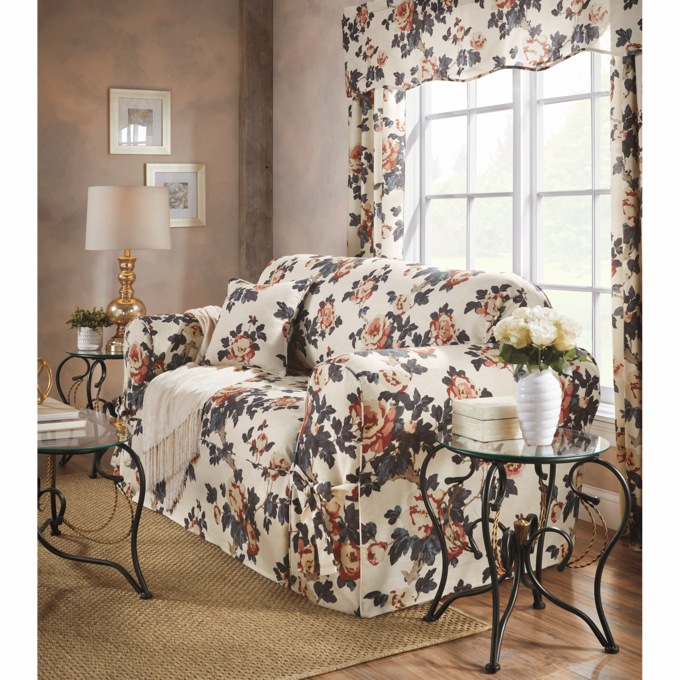 Fall Floral Slipcover, , large