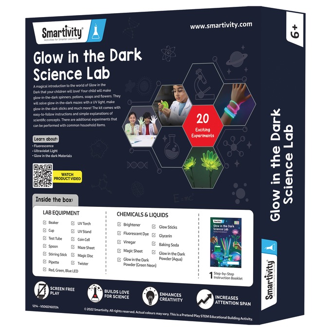 Smartivity Glow-in-the-Dark Science Lab, , large