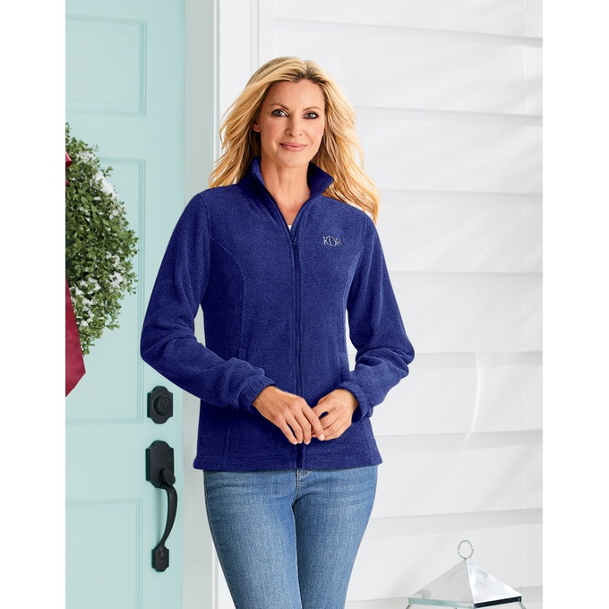 Women's Personalized Fleece Jacket, , large