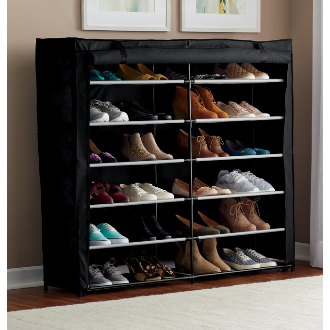 6-Layer Double Shoe Rack