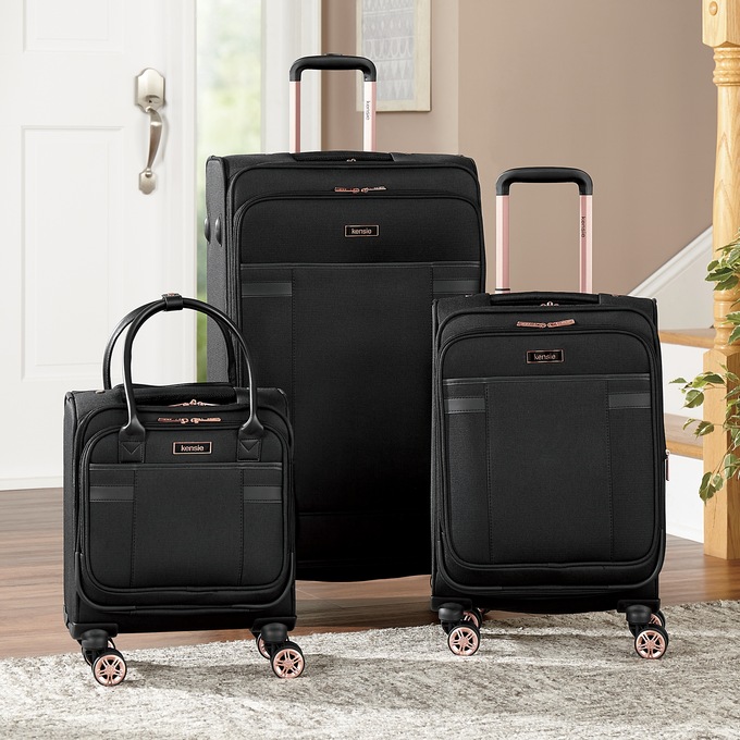 Kensie 3 best sale piece luggage set