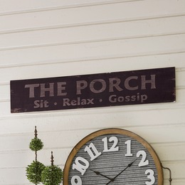The Porch Wood Wall Sign, , large