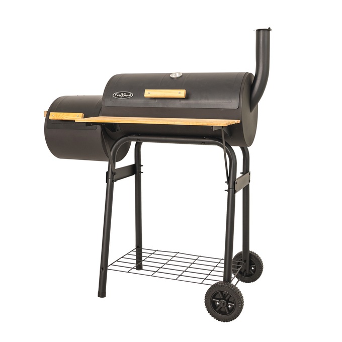 Fire Sense 43-inch Offset Charcoal Grill, , large