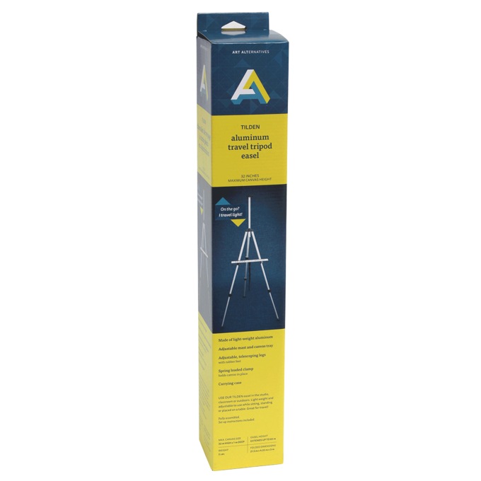 Art Alternatives Tilden Aluminum Tripod Easel, , large