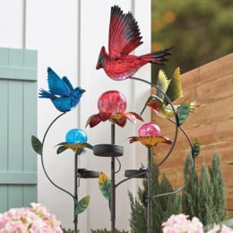 Solar Bird Stake, , large