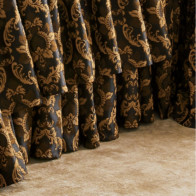 Bordeaux Jacquard Bed Runner, , large