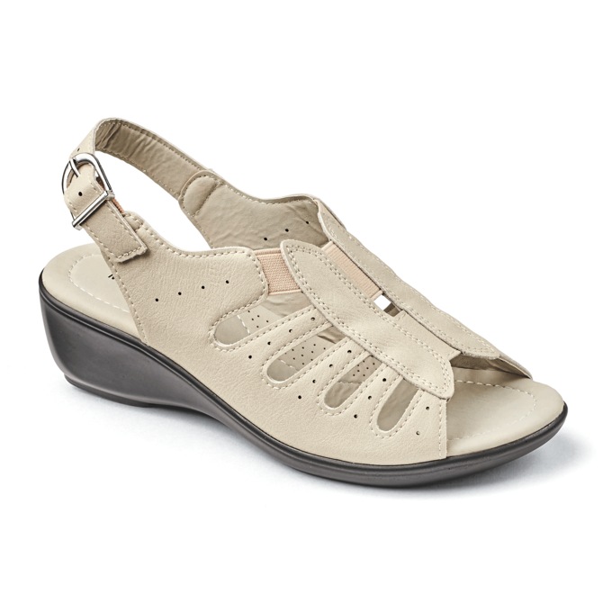 Women's Allison Wedge Sandal with Cushioned Insole, , large