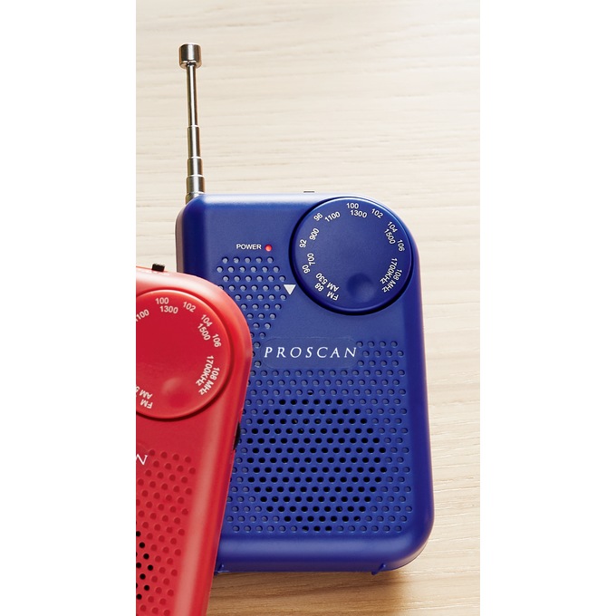 Proscan Pocket AM/FM Radio, , large