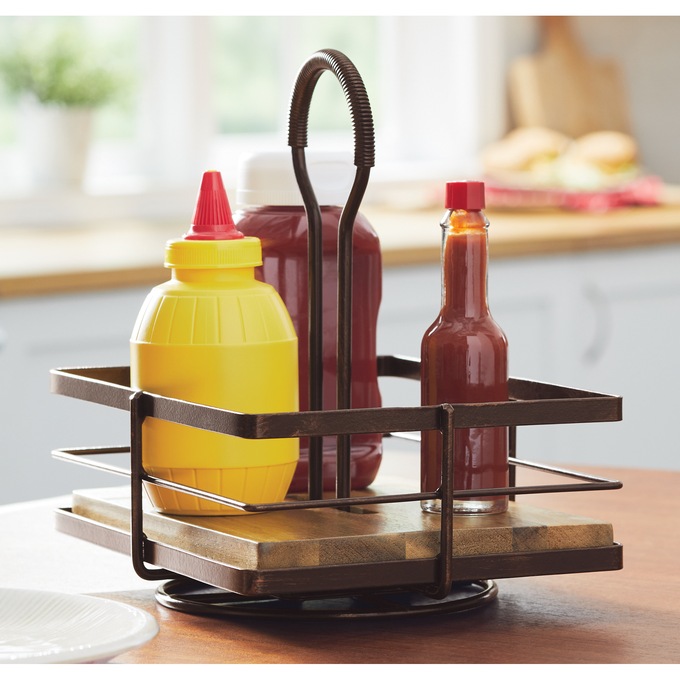 Gourmet Basics Condiment Caddy, , large