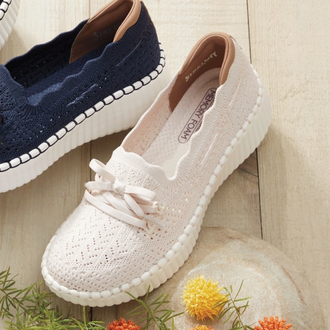 Skechers Women's Wilshire Blvd Knit Sail Shoe, , large