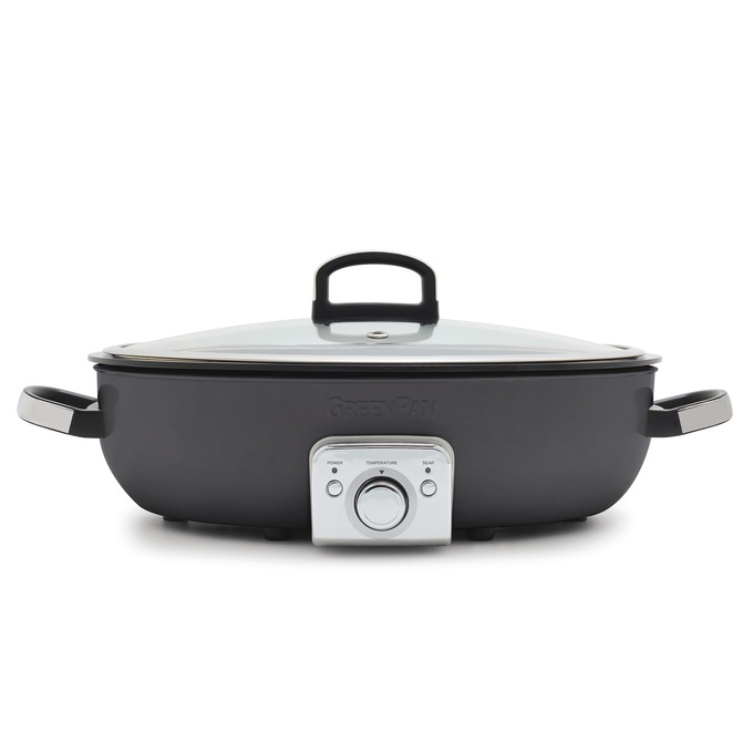 Green Pan Elite 5.5-Quart Oval Electric Skillet, , large
