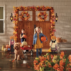 Buy Both and Save &ndash; Chunky Wood Lit Mr. or Mrs. Halloween, , large