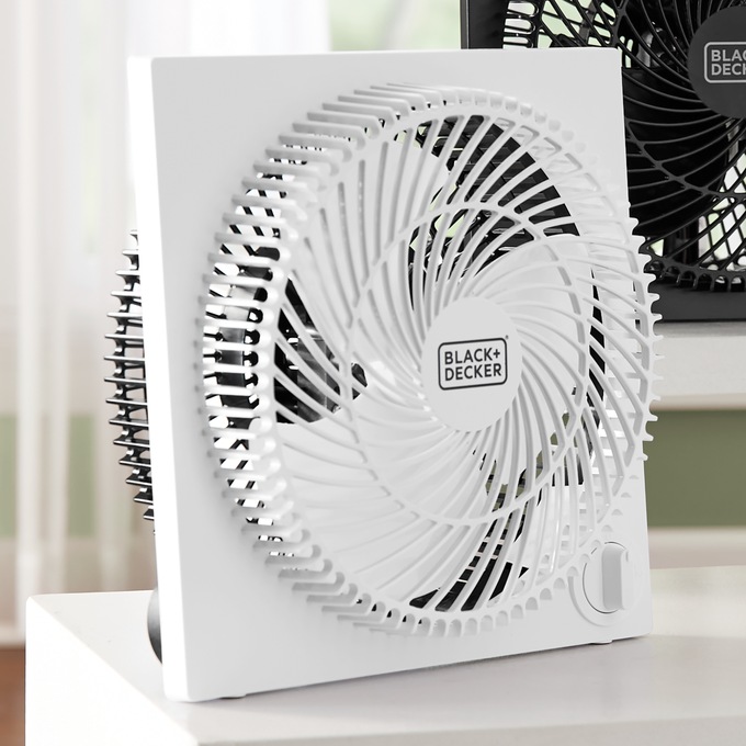 BLACK+DECKER 9" Frameless Box Fan, , large