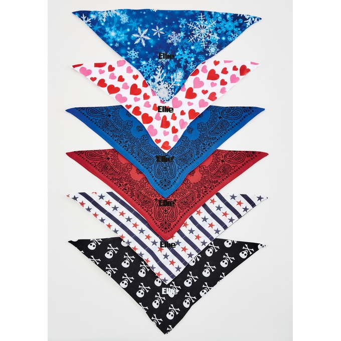 6-Piece Pet Bandana Set, , large