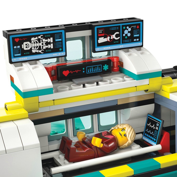 LEGO City Emergency Air Ambulance Airplane, , large