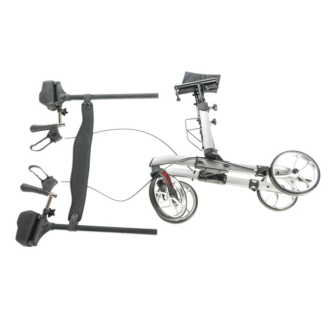 Upright Rollator, Graphite, large