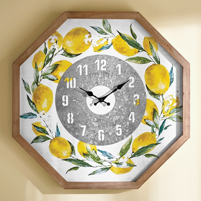 Lemon Octagon Clock, , large