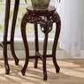 Hand-Carved Genuine Marble Short Plant Stand, , large