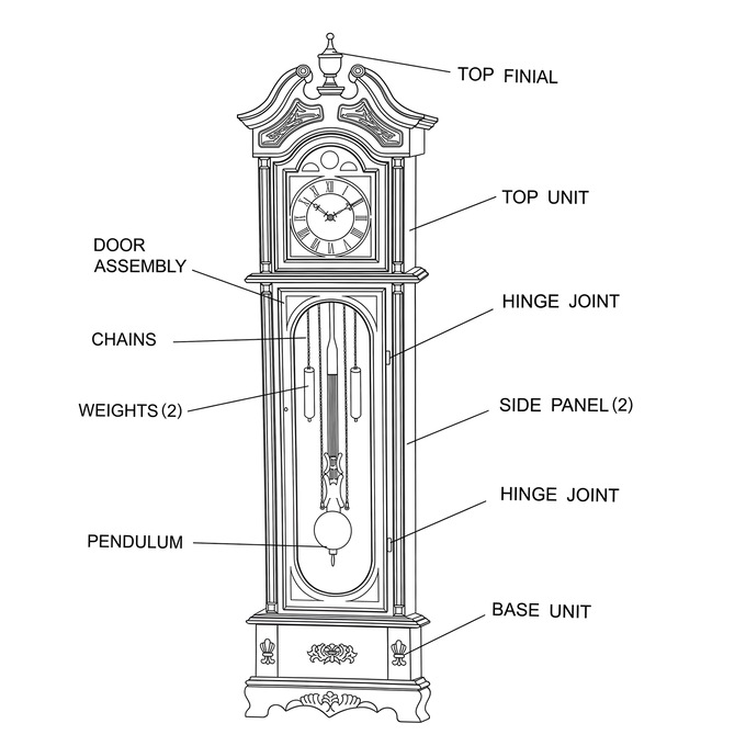 Westminster Grandfather Clock | Ginny's