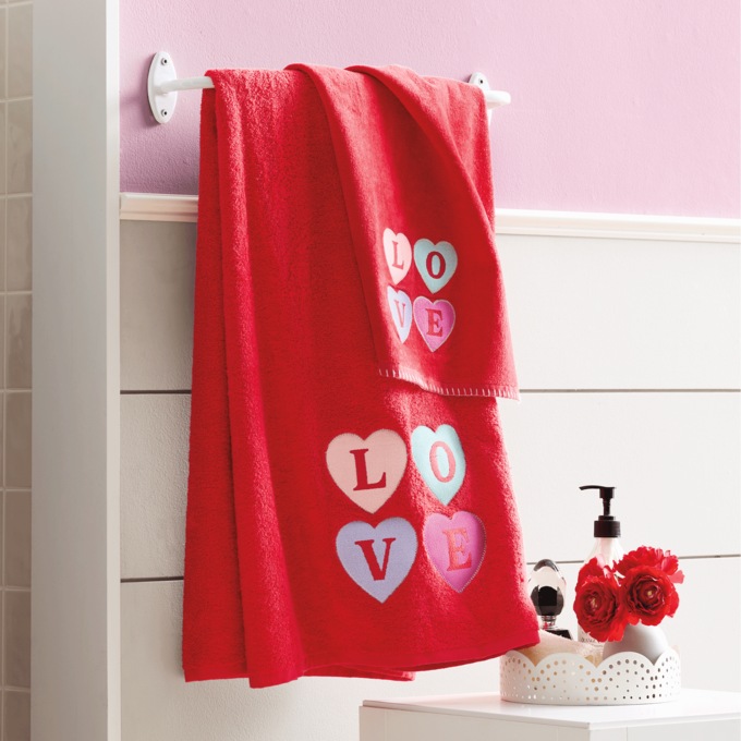 Valentine 2-Piece Towel Set, , large
