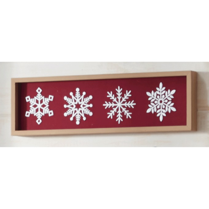Snowflake Wall Sign, , large
