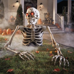 Giant Ground-Breaking Skeleton Lawn D&eacute;cor, , large