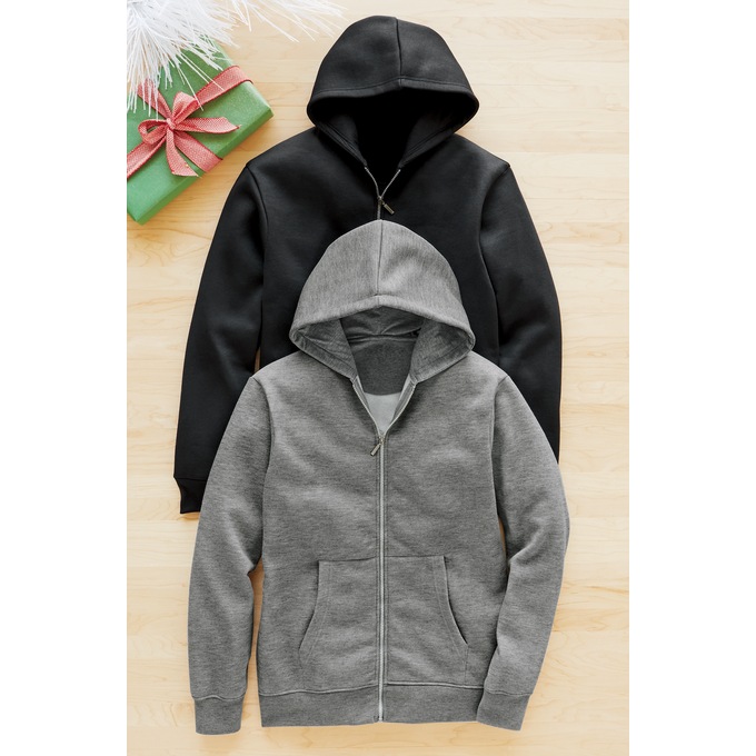 2-Pack Basic Zip Hoodies, , large
