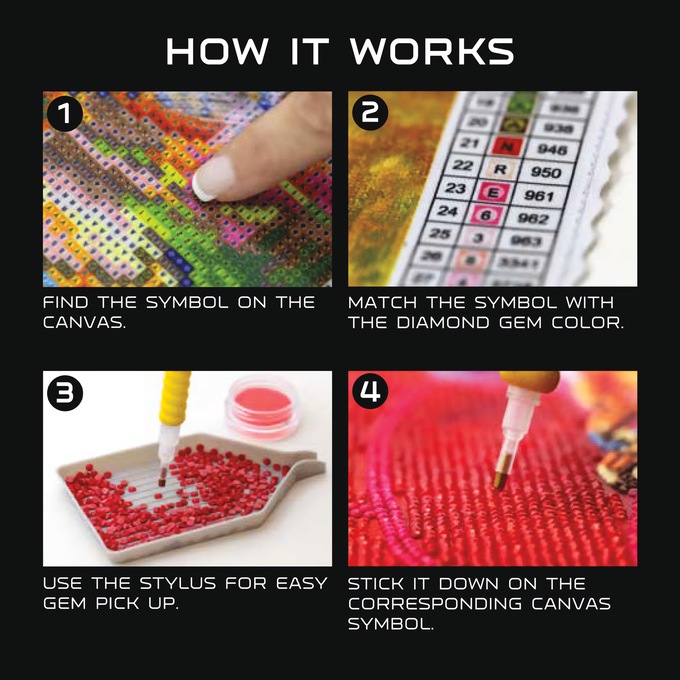 NFL Diamond Painting Craft Kit, , large