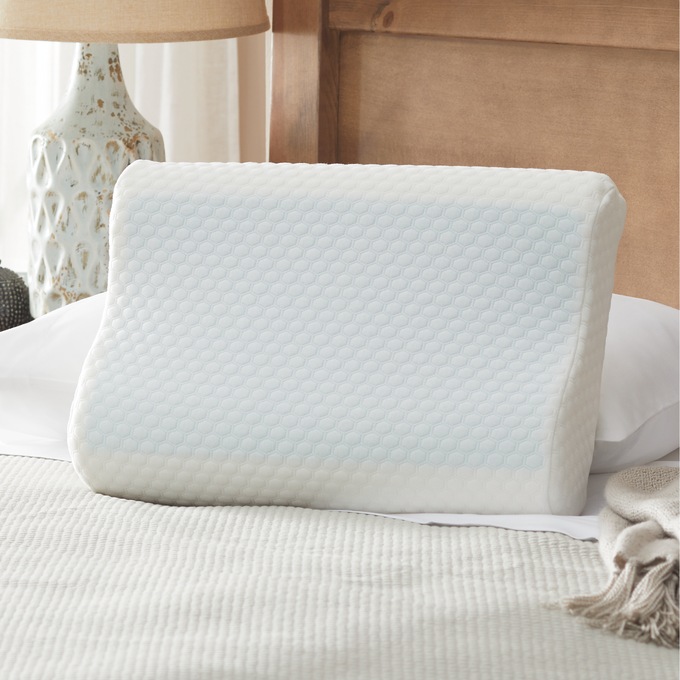 Gel-Infused Memory Foam Pillow, , large
