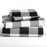 Holiday Print Cotton Flannel Sheet Set, , large