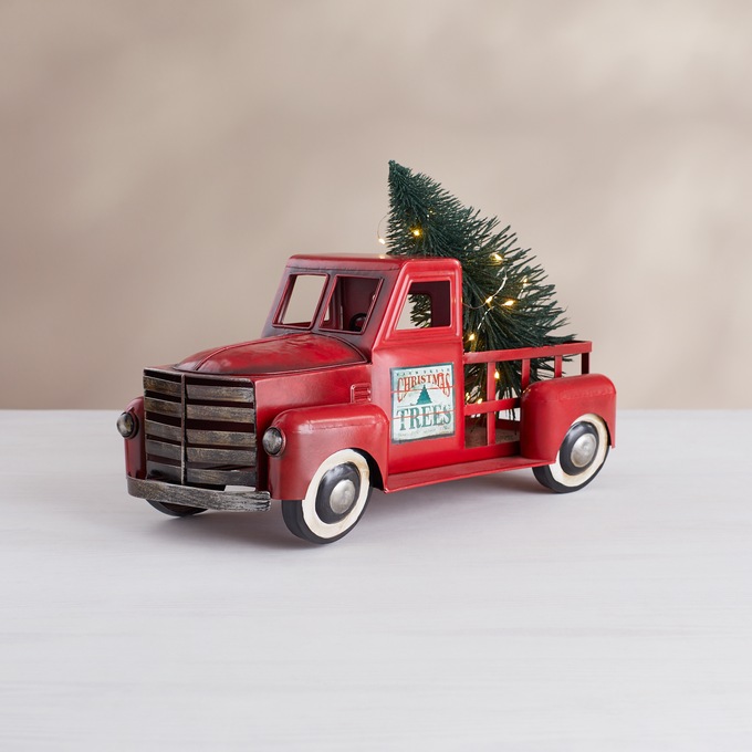 Red Christmas Truck, , large