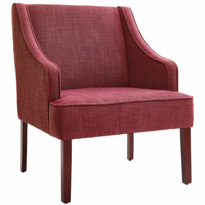 Charlotte Swoop-Arm Chair, , large