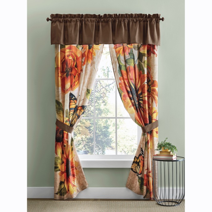 Butterfly Sunflower Window Treatments, , large
