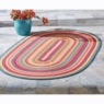 Indoor/Outdoor Bright Braided Rug, , large