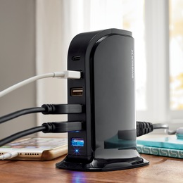 Multi-Port USB Desktop Charger, , large