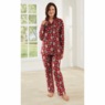 Cozee Corner Printed Flannel Pajamas, , large