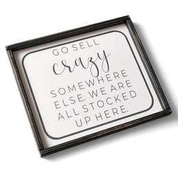 Go Sell Crazy Wall Art, , large