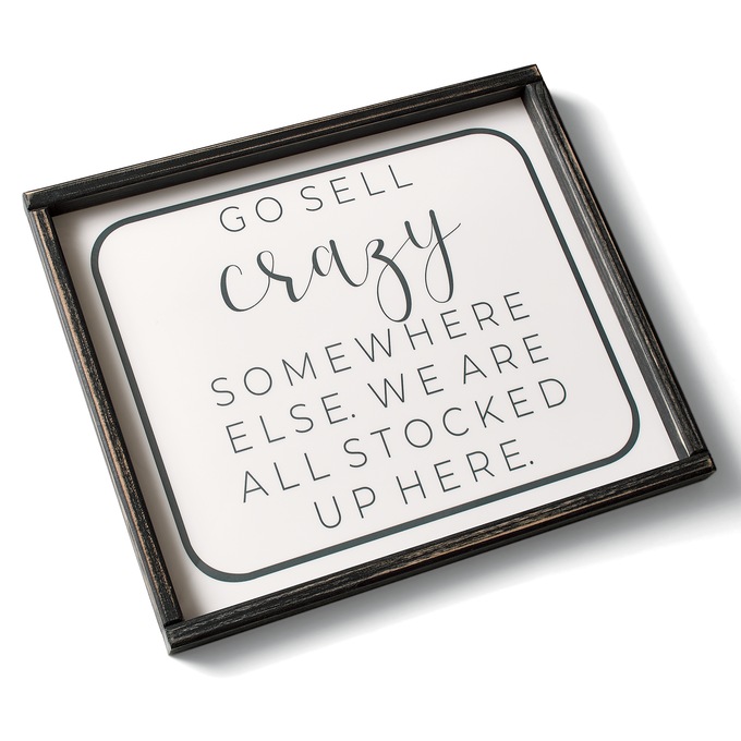 Go Sell Crazy Wall Art, , large