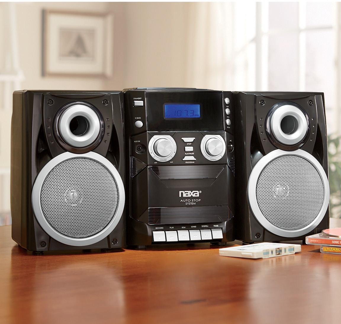 Naxa Portable CD/Cassette Player with 