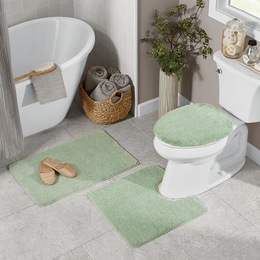 Mayfair 3-Piece Bath Mat Set, , large