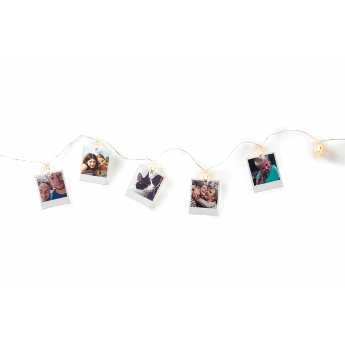 LED Photo Clip String Lights, Clear, large