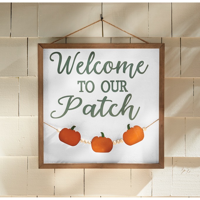 Welcome To Our Patch Sign, , large