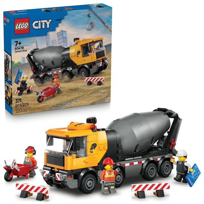 LEGO City Cement Mixer, Multi, large