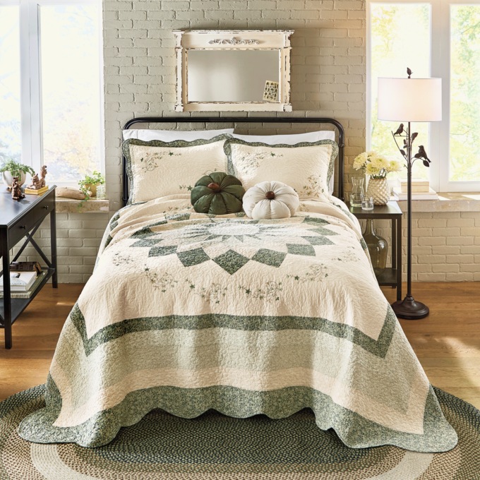 34" Antique-Style Distressed White Mantle Wall Mirror, White, large