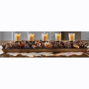 5-Light Candleholder Tray, , large
