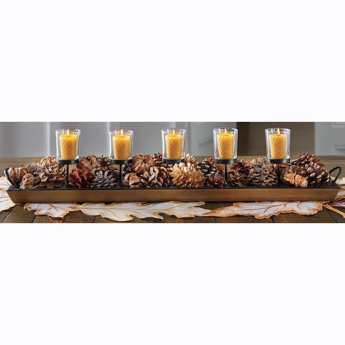 5-Light Candleholder Tray, , large
