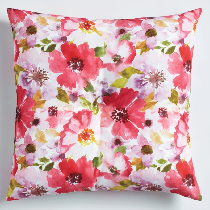 Button-Tufted Outdoor Pillow, , large