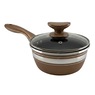 Chef Tested 8-Piece Ceramic Banded Cookware Set by Wards, Bronze, large