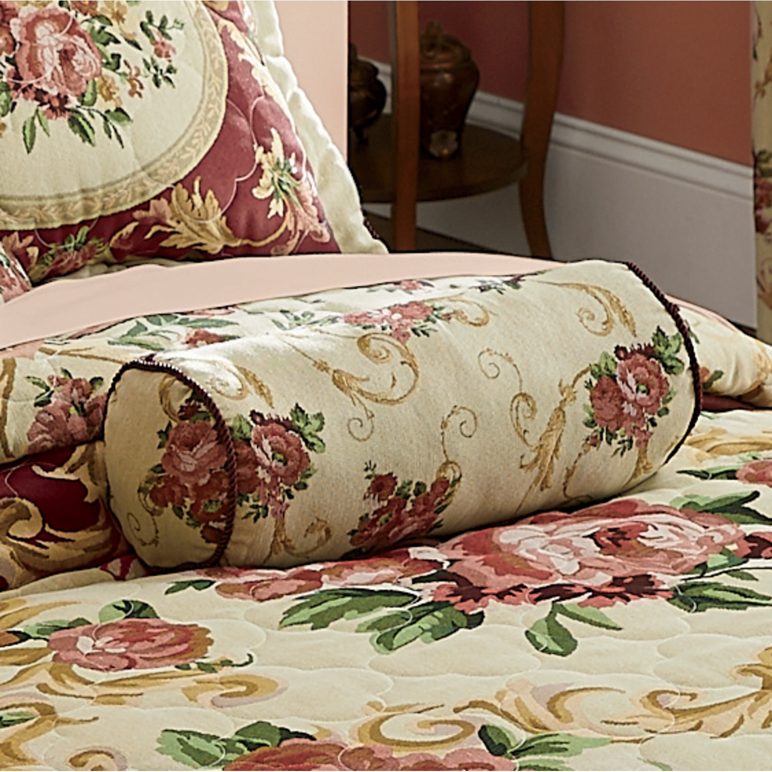Victoria Tapestry Bedspread, Sham, Pillows and Window Treatments Ginny's