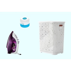 Ginny's Iron, Conair Fabric Shaver and Lacy Laundry Hamper - Buy All and Save, , large
